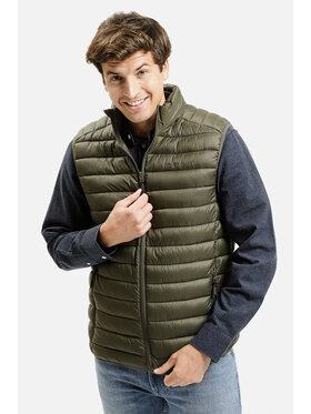 Cross Jeans Cross Jeans Kamizelka 40302-002 Khaki Regular Fit