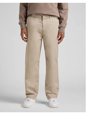 Lee Lee Chinosy RELAXED CHINO Szary Regular Fit
