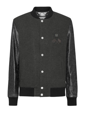 PHILIPP PLEIN PHILIPP PLEIN Bomber 22655 Grigio Regular Fit
