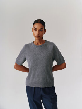 TATUUM TATUUM Sweter MERIO Szary Classic Fit