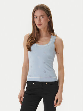 Guess Guess Pullover W6GR17 Z0604 Himmelblau Regular Fit