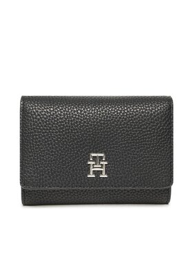Tommy Hilfiger Tommy Hilfiger Portofel Mare de Damă Th Emblem Med Wallet AW0AW14223 Negru