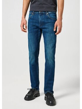 Wrangler Wrangler Jeansy GREENSBORO Niebieski Straight Fit