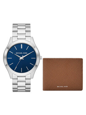 Michael Kors Michael Kors Darčeková sada Slim Runway Gent MK1060SET Strieborná