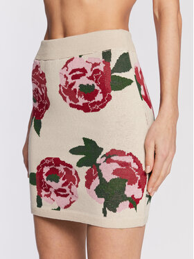 Rage Age Rage Age Mini sukňa Bluebell Béžová Slim Fit