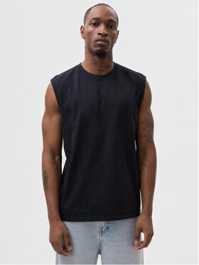 MyStars MyStars Tank top Klasyczna bez logo 132472 Czarny Regular Fit