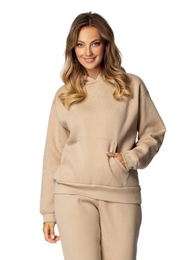 DKaren Sport DKaren Sport Bluza DK-K-B6 Beżowy Regular Fit