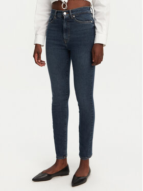 HUGO HUGO Jeansy Girali 50530308 Tmavomodrá Skinny Fit