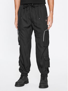 Moose Knuckles Moose Knuckles Stoffhose Maddox Utility M33MR764CT Schwarz Regular Fit