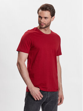 Volcano Volcano Tričko Basic M02001-S23 Červená Regular Fit