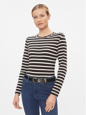 Tommy Hilfiger Tommy Hilfiger Bluză WW0WW40592 Negru Slim Fit