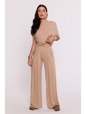 BeWear BeWear Spodnie damskie B289 Brązowy Bella Fit