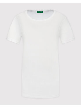 United Colors Of Benetton United Colors Of Benetton T-Shirt 3GA2E16A0 Λευκό Regular Fit