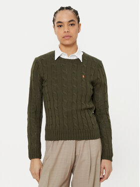 Polo Ralph Lauren Polo Ralph Lauren Sweter 211891640030 Zielony Regular Fit