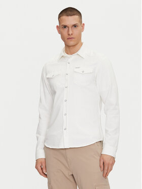 Guess Jeans Guess Jeans Camicia M5GH55 D5NW1 Bianco Regular Fit