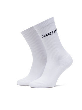 JACQUEMUS JACQUEMUS Ilgos Moteriškos Kojinės 21H213AC003-5000 Balta
