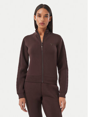 Guess Guess Hanorac V2YQ17 K7UW2 Maro închis Regular Fit