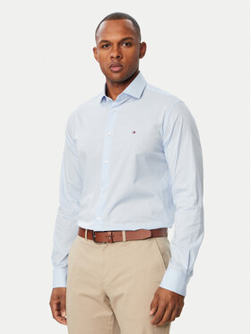 Tommy Hilfiger Tommy Hilfiger Koszula MW0MW44710 Niebieski jasny Slim Fit