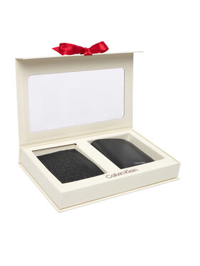 Calvin Klein Calvin Klein Darilni set Bifold/Cardcase LV14D0006G Črna