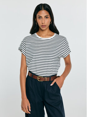 BIG STAR BIG STAR T-Shirt ALEKSA Granatowy Comfort Fit
