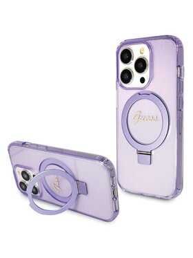 Guess Guess Etui na telefon iPhone 14 Pro Max Fioletowy