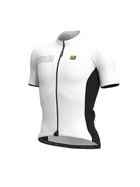 Alé Cycling Alé Cycling Koszulka rowerowa Solid Color Block Biały Regular Fit