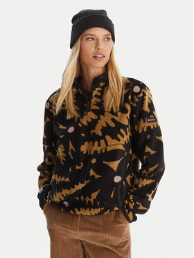 Roxy Roxy Fleecejacke Moonrising Fleece ERJFT04972 Schwarz Regular Fit