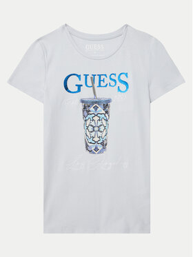 Guess Guess Футболка J5GI08 K6YW4 Блакитний Regular Fit
