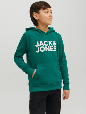 Jack&Jones Junior Jack&Jones Junior Bluza 12152841 Zielony Regular Fit