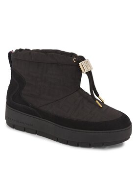 Tommy Hilfiger Tommy Hilfiger Bottes de neige Tommy Monogram Snowboot FW0FW07637 Noir