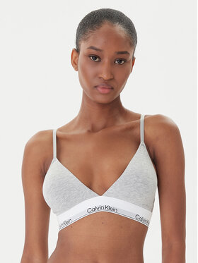 Calvin Klein Underwear Calvin Klein Underwear Podprsenka Bralette LV00QF8498 Šedá