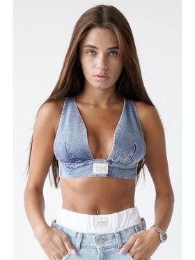 MissDenim MissDenim Biustonosz top Denim Top Niebieski Basic Fit