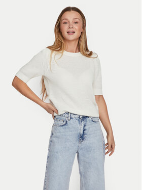 Vila Vila Pullover Dalo 14084421 Weiß Regular Fit