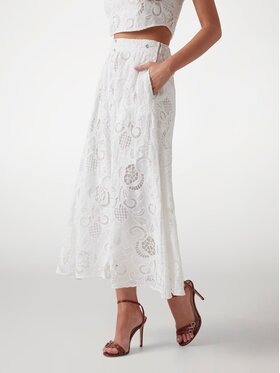 Guess Guess Spódnica 174927 Biały Classic Fit