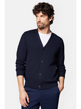 Lancerto Lancerto Kardigan Royce SW073223000104 Granatowy Regular Fit