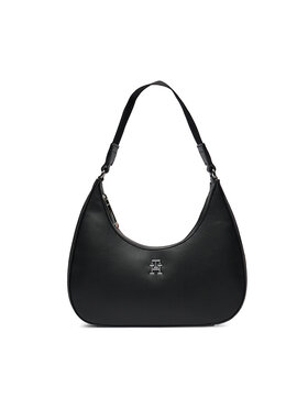 Tommy Hilfiger Tommy Hilfiger Дамска чанта Th Essential Sc Shoulder Bag AW0AW15705 Черен