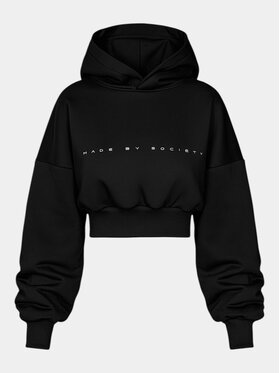 MADE BY SOCIETY MADE BY SOCIETY Kurtka anorak Hanorac crop - H26595 Czarny Basic Fit