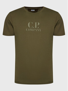 C.P. Company C.P. Company T-shirt 30/1 13CMTS119A 005100W Verde Regular Fit