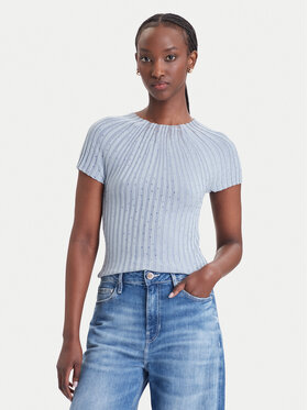 Guess Guess Blusa W6YR31 Z1023 Blu Slim Fit