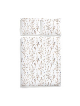 White pocket White pocket Komplet pościeli satynowa Biały