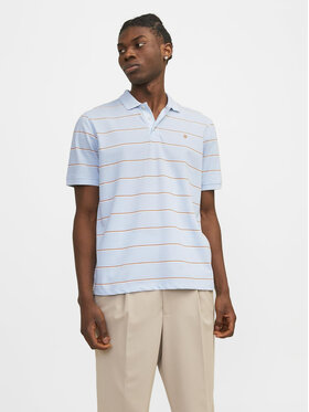 Jack & Jones Jack & Jones Tricou polo Bluwin 12170931 Albastru deschis Regular Fit