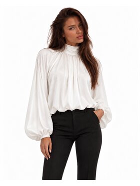 Agatha Studio Agatha Studio Bluzka A26ZS-AL-K08 Biały Regular Fit