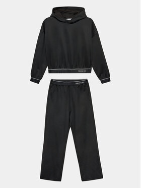 Calvin Klein Jeans Calvin Klein Jeans Спортивний костюм Shine Logo IG0IG02299 Чорний Regular Fit