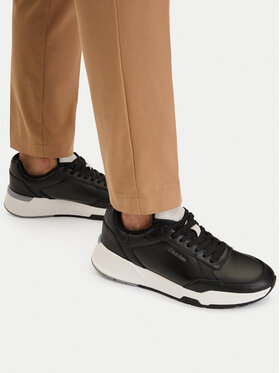 Calvin Klein Calvin Klein Sneakers City Runner Laceup Lth Mix HM0HM02309 Nero