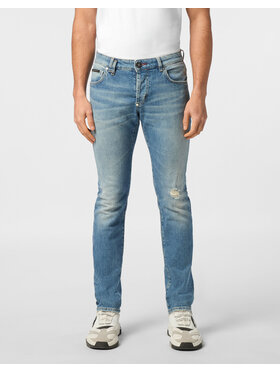PHILIPP PLEIN PHILIPP PLEIN Jeansy 25441 Niebieski Straight Leg