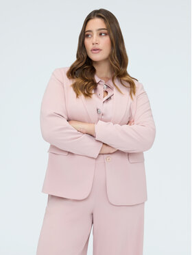 Fiorella Rubino Fiorella Rubino Marynarka Q012T000250N006 Różowy A-Line Fit