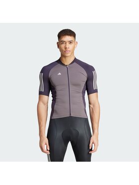 adidas adidas Koszulka rowerowa 129911 Brązowy Slim Fit