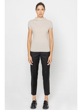 Deni Cler Milano Deni Cler Milano Bluzka T-DC-1251-D5-90-13-1 Beżowy Slim Fit