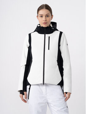 4F 4F Slēpošanas jaka 4FAW23TTJAF336 Balts Slim Fit