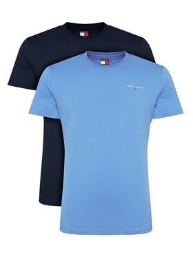Tommy Jeans Tommy Jeans Komplet t-shirtów DM0DM22316 Niebieski Slim Fit